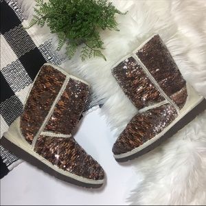 UGG Australia Reverse Sequin Eva Short boot